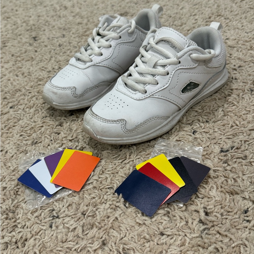 White Cheer Shoes Kids Size 12